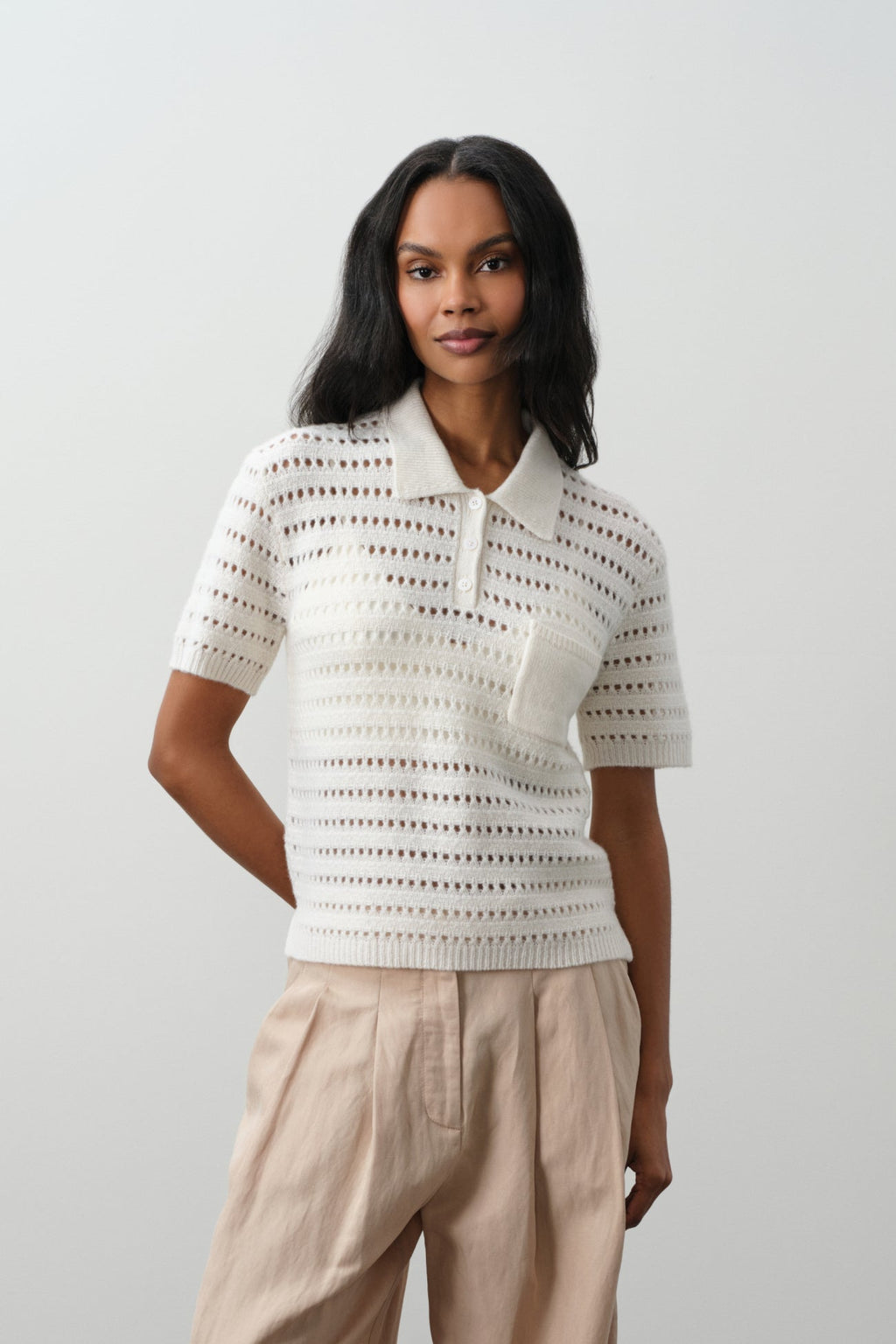 YULIA CROCHET POLO