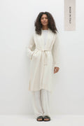 RIVIERA TIE-FRONT CASHMERE CARDIGAN