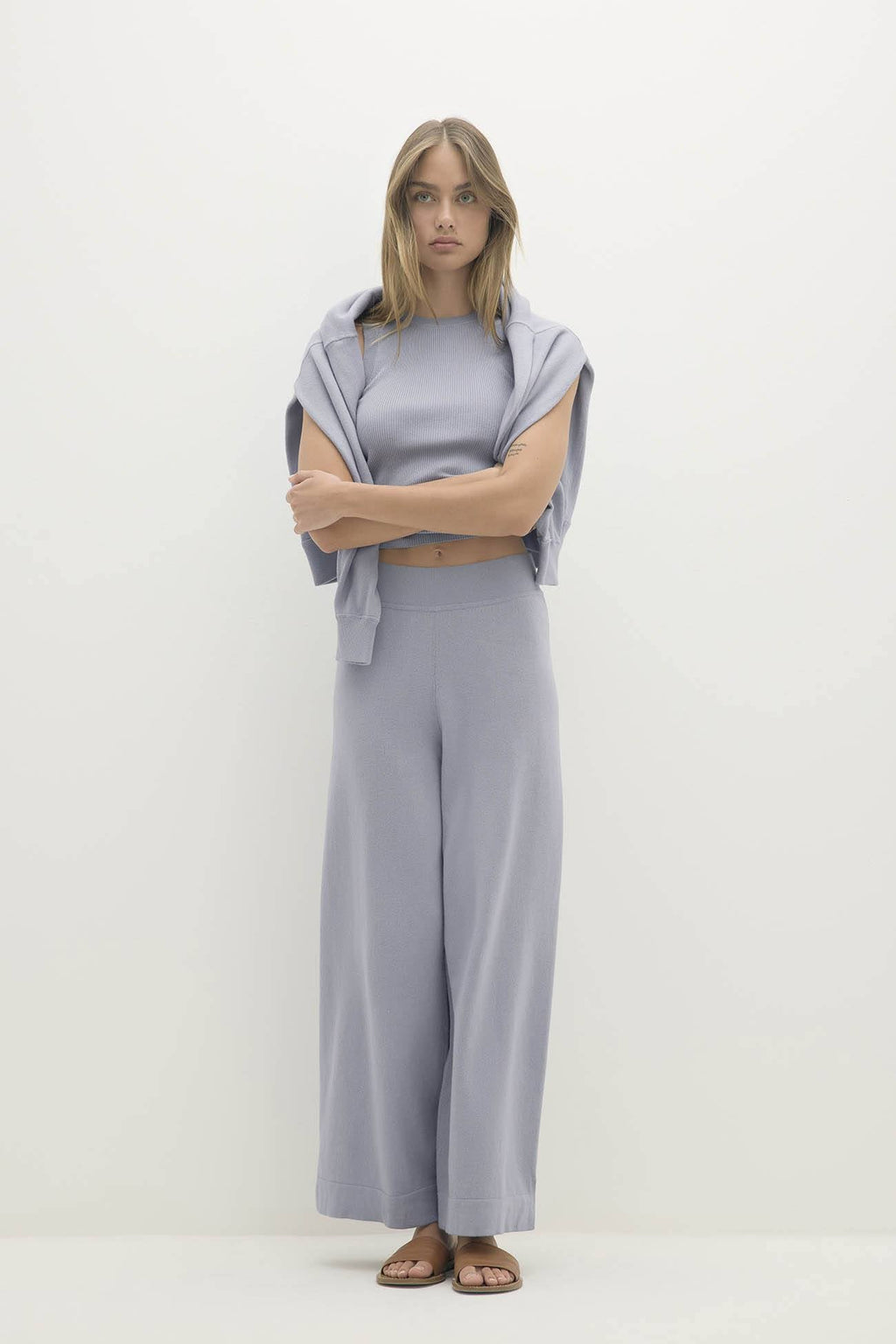 ARIAH COTTON CASHMERE PANT