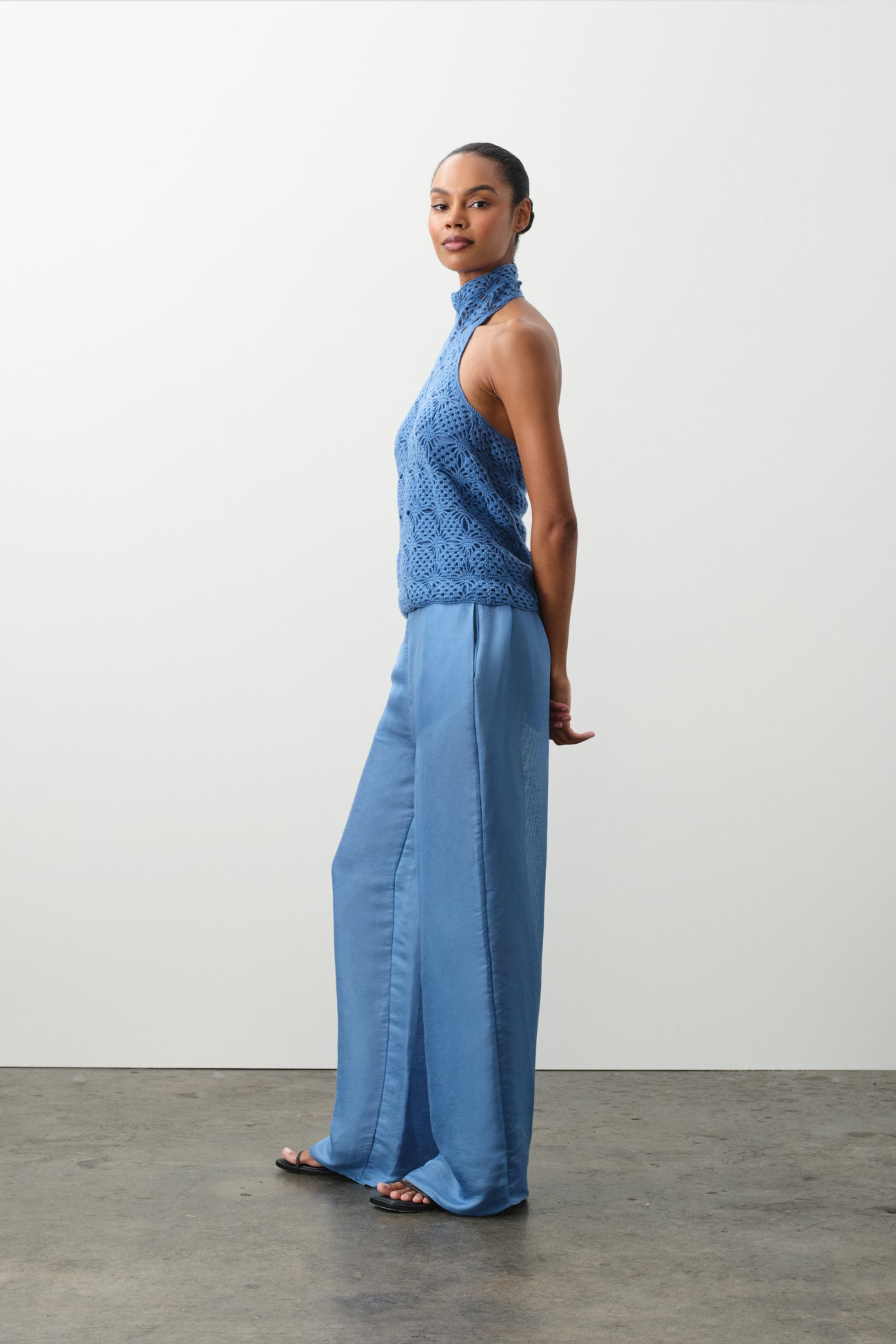 LUANA HAND-CROCHETED HALTER TOP