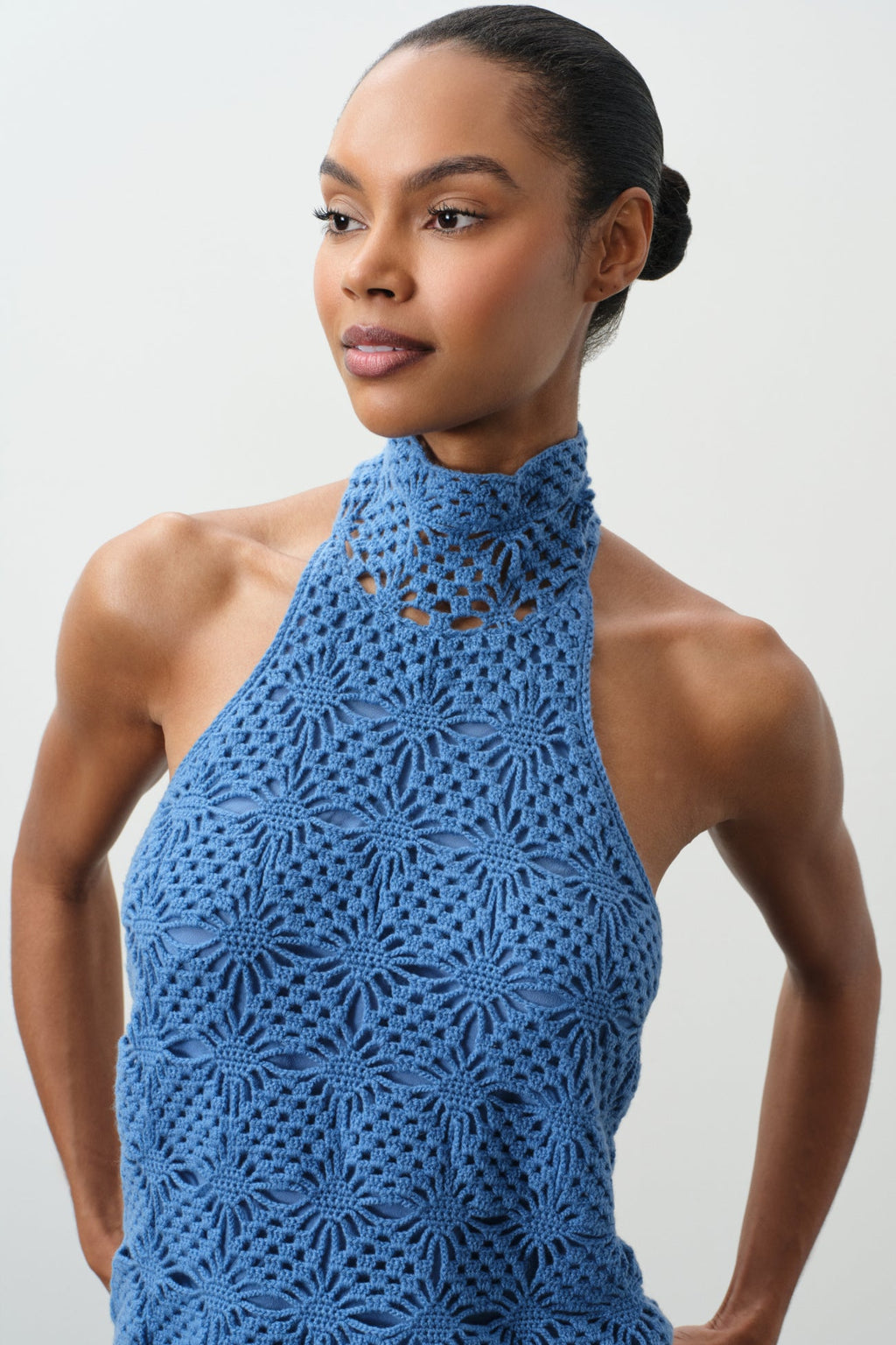 LUANA HAND-CROCHETED HALTER TOP