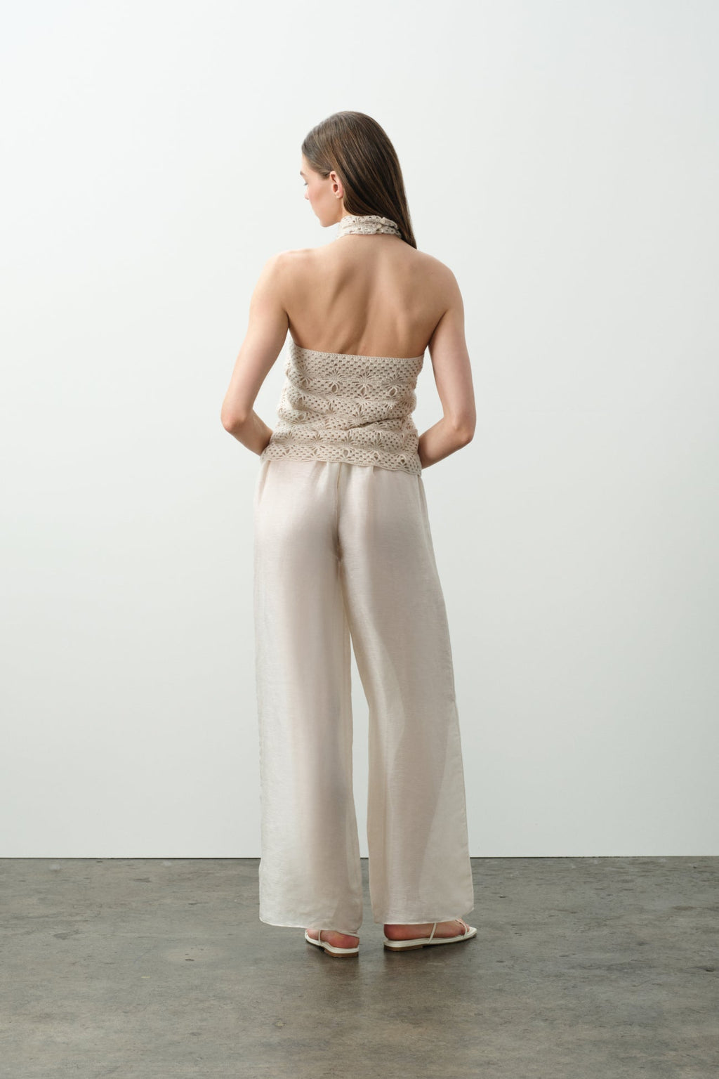 LUANA HAND-CROCHETED HALTER TOP