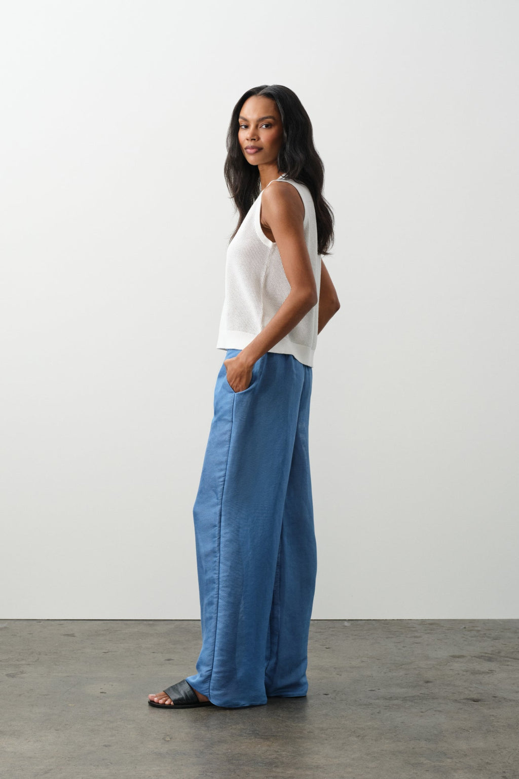 ADARA LINEN SILK PANT