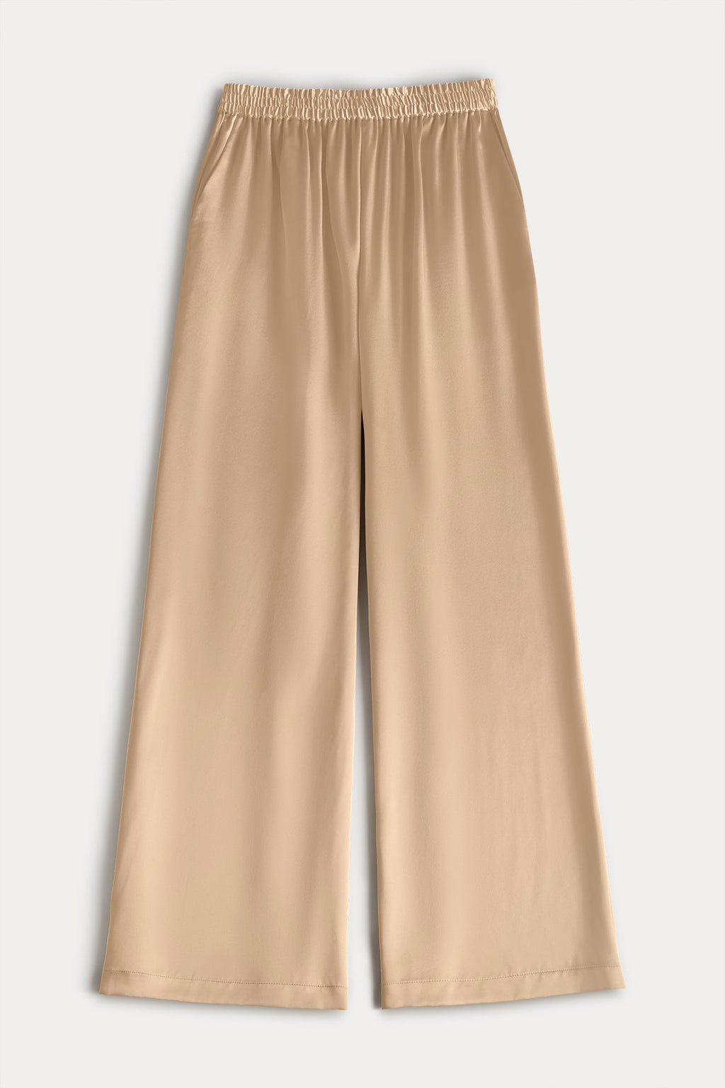 EVAN SILK WIDE LEG PANT | 30" INSEAM