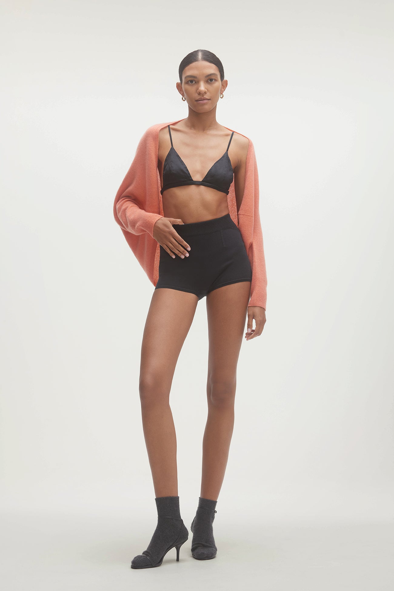 MELI FEATHERWEIGHT CASHMERE SHRUG