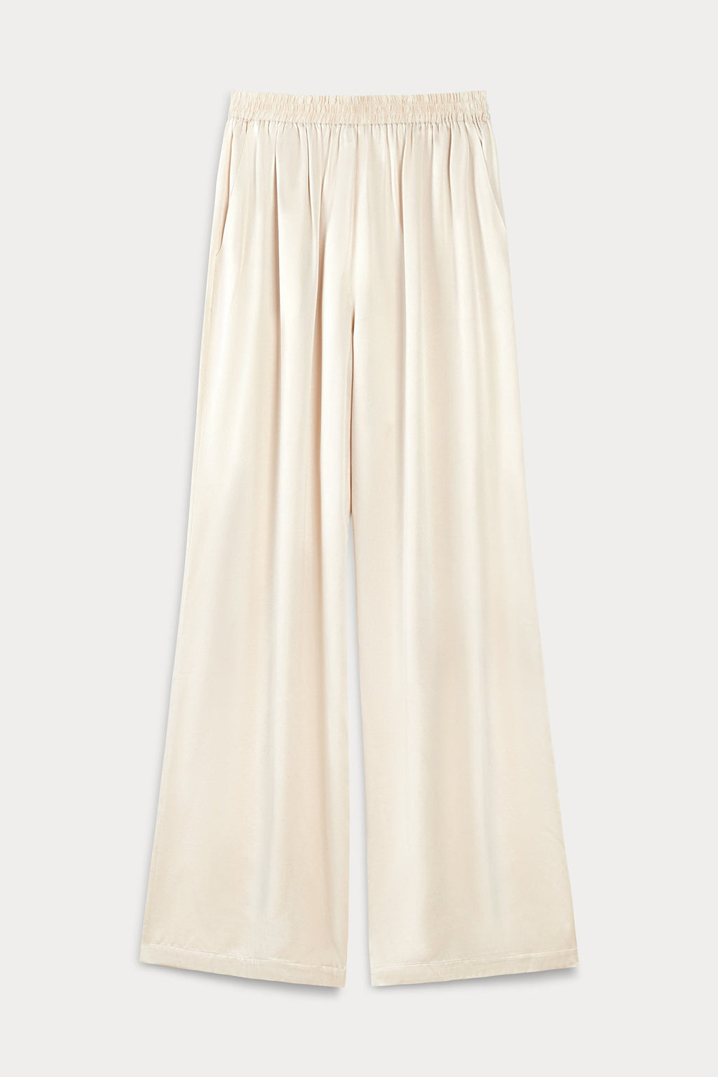 EVAN SILK WIDE LEG PANT | 33" INSEAM